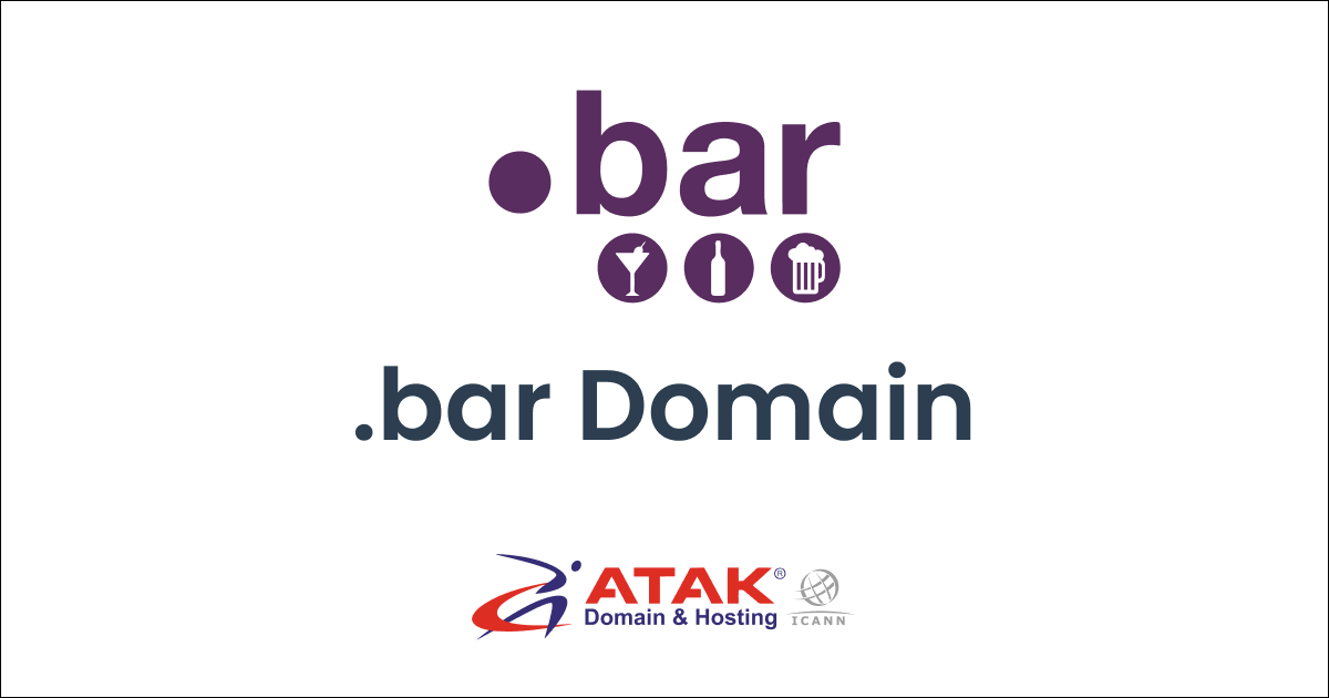 .bar domain logo